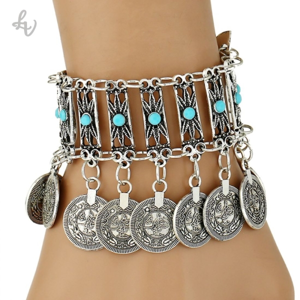 Ethnic Coin Bracelet Anklet