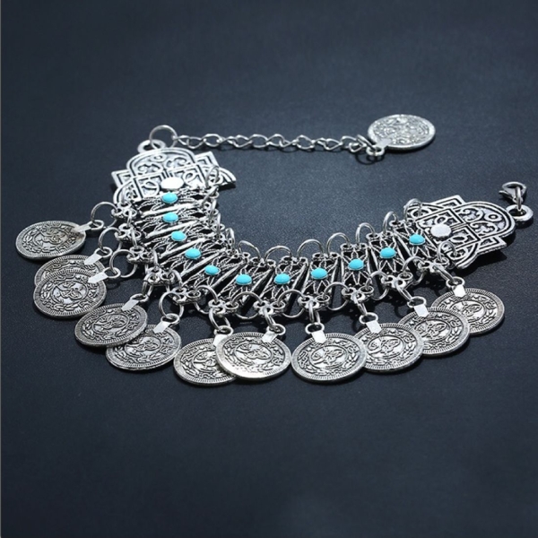 Ethnic Coin Bracelet Anklet